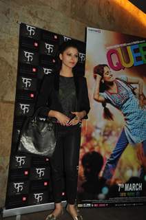 Urvashi Rautela was seen at the Special screening of Queen