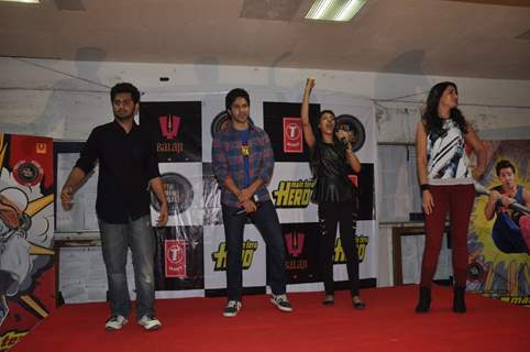 Nargis Fakri and Varun Dhawan promote their film at the Inauguraton of Mithibhai Film Festival