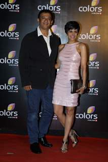 Mandira Bedi and Raj Kaushal were at the IAA Awards and COLORS Channel party