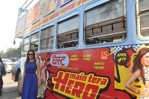 Nargis Fakri was at the Promotions of Main Tera Hero