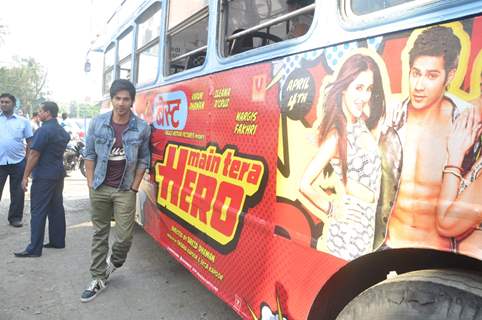 Varun Dhawan at the Promotions of Main Tera Hero