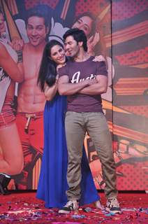 Varun and Nargis at the Music Launch of Main Tera Hero