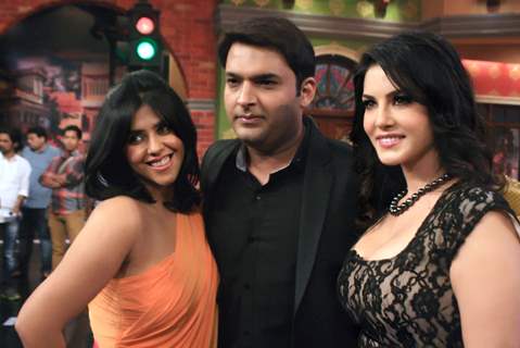 Ekta Kapoor & Sunny Leone promote Ragini MMS 2 on Comedy Nights With Kapil