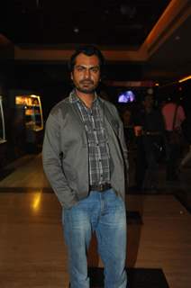 Nawazuddin Siddiqui was at the Premiere of Marathi film Dhag