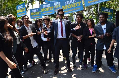 Ayushmann performs a corporate flash mob