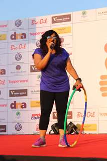 Malishka at the DNA 'I Can' Women's Half Marathon 2014