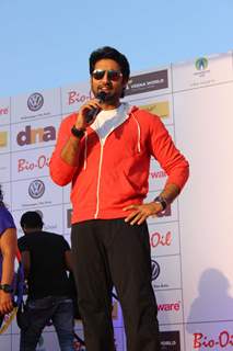 Abhishek Bachchan was at the DNA 'I Can' Women's Half Marathon 2014