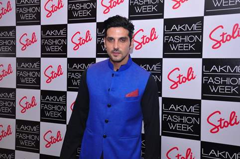 Zayed Khan at the Stoli Lounge at Lakme Fashion Week