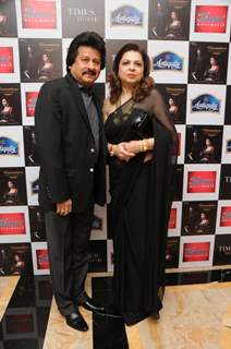 Pankaj Udhas with his wife at Shreya Ghosal's 1st Ghazal Album Launch