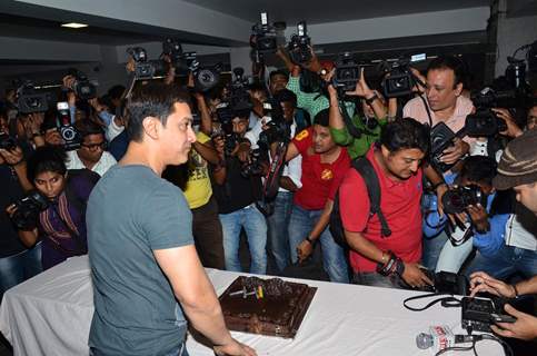 Aamir Khan celebrates his 49th birthday with the Media