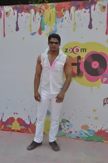 Siddharth Shukla was at the Zoom Holi Party