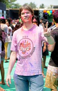 Luke Kenny was seen at the +91 Holi Reloaded, A Dance Music Holi