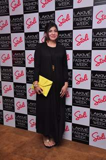 Alka Yagnik at the Lakme Fashion Week Summer Resort 2014 Grand Finale