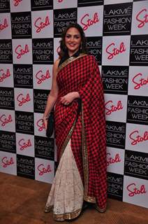 Esha Deol was at the Lakme Fashion Week Summer Resort 2014 Grand Finale