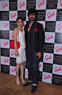 Sumona and Gaurav were seen at the Lakme Fashion Week Summer Resort 2014 Grand Finale