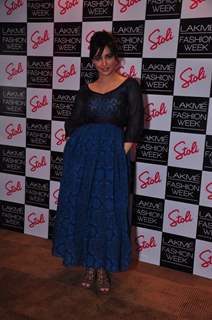 Neha Sharma was at the Lakme Fashion Week Summer Resort 2014 Grand Finale