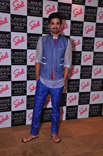 Saqib Saleem at the Lakme Fashion Week Summer Resort 2014 Grand Finale