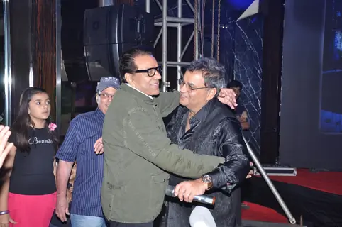 Dharmendra and Subhash Ghai at the Music Launch of 'Kaanchi'