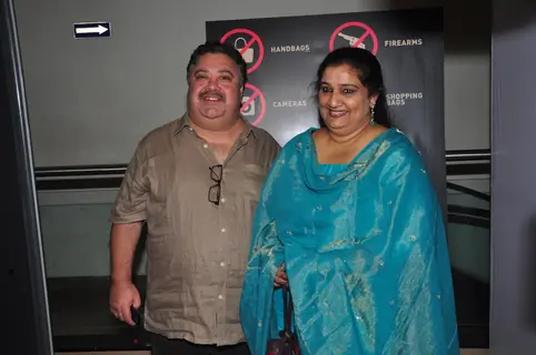 Manoj Pahwa at Premier of Ankhon Dekhi