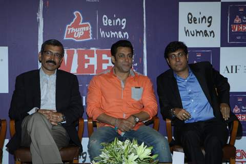 Salman Khan at the Campaign for 'VEER'