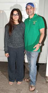 Alvira Khan and Atul Agnihotri at the Special Screening of O Teri