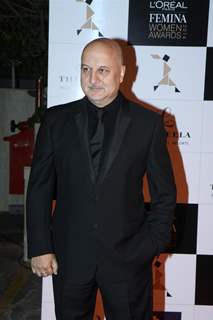 Anupam Kher was seen at the L'Oreal Paris Femina Women Awards 2014