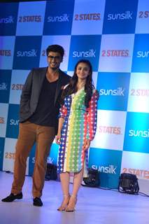 Arjun Kapoor and Alia Bhatt at the 2 States Press Conference