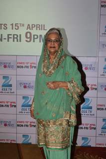 Madhu Raja at the launch of 'Kumkum Bhagya'