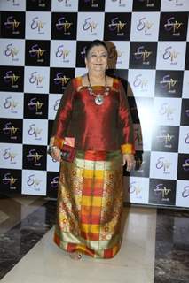 Bharti Achrekar was seen at ETV Marathi's Grand Gudip Padwa