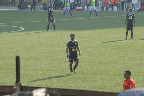 Sachin Joshi was seen at the Celebrity Football Match