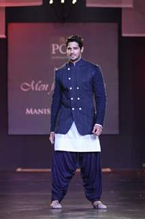 Sidharth Malhotra at the Men for Mijwan fashion show