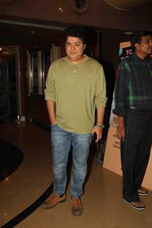 Sajid Khan at the Screening of Marathi film Yellow