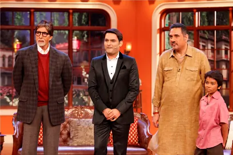 Big B and Boman Irani on Comedy Nights With Kapil