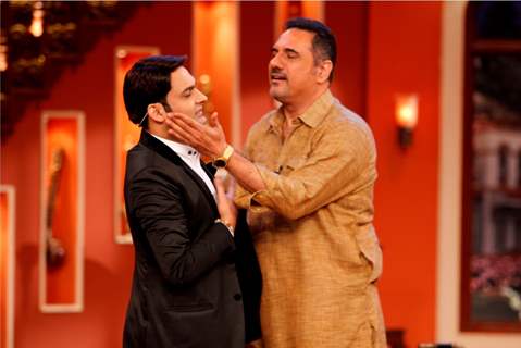 Boman Irani and Kapil on Comedy Nights With Kapil