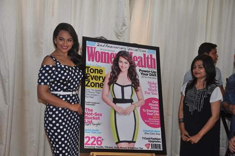 Sonakshi Sinha unveils the cover of Women's Health 2014