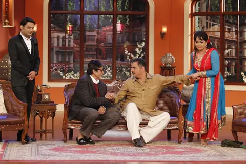 Big B and Boman Irani on Comedy Nights With Kapil