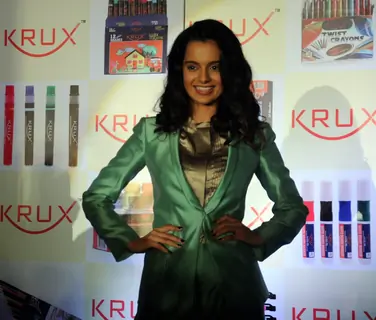 Kangana Ranaut at the launch of Krux Stationery