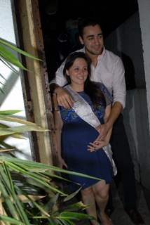 Imran Khan and Avantika Malik at her Baby Shower