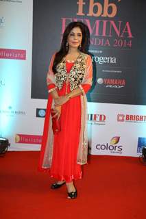 Zeenat Aman at the Femina Miss India 2014