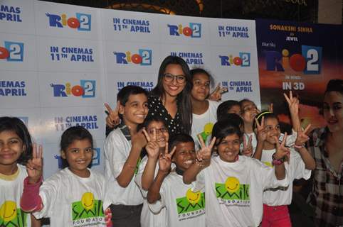 Sonakshi Sinha at a special screeing of Rio 2