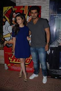 Alia Bhatt and Arjun Kapoor were at Main Tera Hero and Ragini MMS 2 Success Party