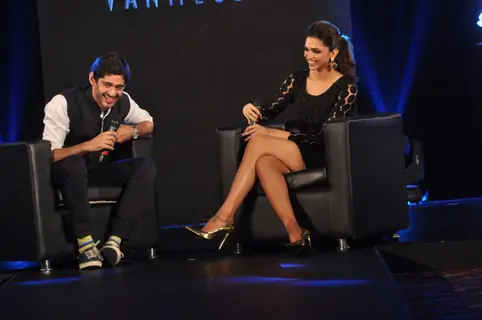 Deepika Padukone and Gaurav Kapur share a laugh