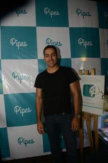 Sudhanshu Pandey at the Launch party of a new mobile news-tracker application Pipes