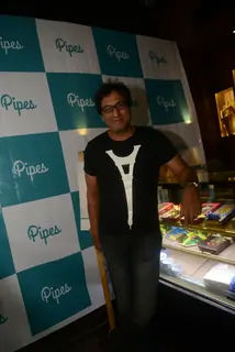 Talat Aziz was seen at the Launch party of a new mobile news-tracker application Pipes