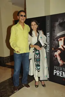 Vidhu Vinod and Anupama Chopra at the Book launch of 'Prem Naam Hai Mera'