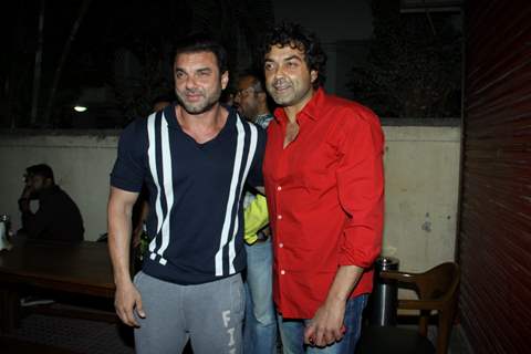 Bobby Deol and Sohail Khan at the Launch of Ek Haseena Thi