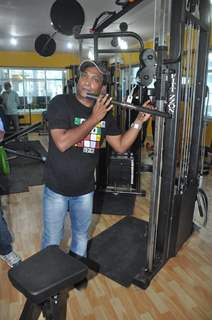 Sunil Pal was at the Fit Zone Gym launch