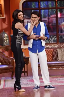 Sushmita Sen and Kapil Sharma on Comedy Nights with Kapil