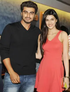 Arjun Kapoor and Kriti Sanon at the Special screening of 2 States