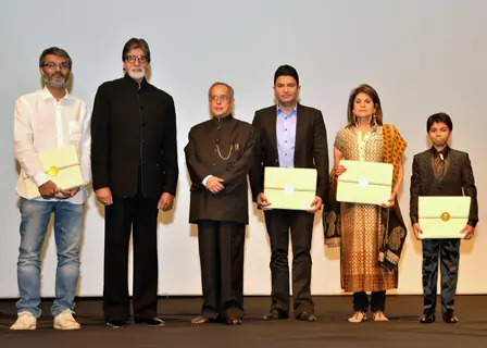 'Bhootnath Returns' team at Rashtrpati Bhavan